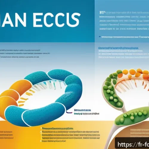 유전자 맞춤형 영양학 - A detailed scientific illustration of human digestive enzymes interacting with various nutrients, hi...